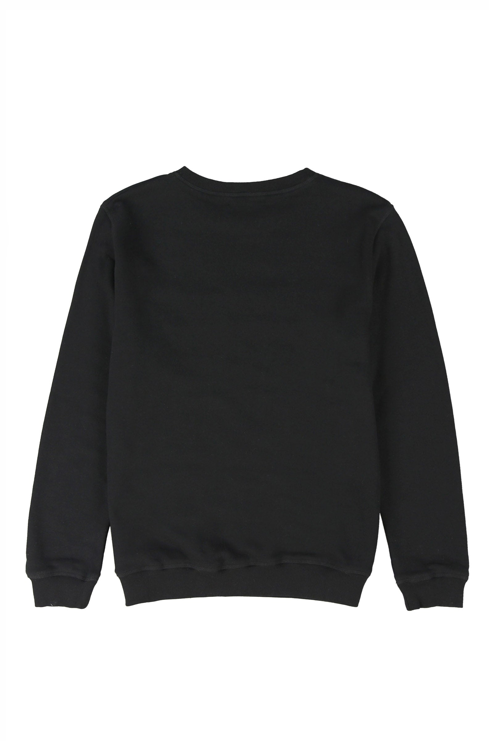 I Oyster logo chenille crewneck sweatshirt ( black )